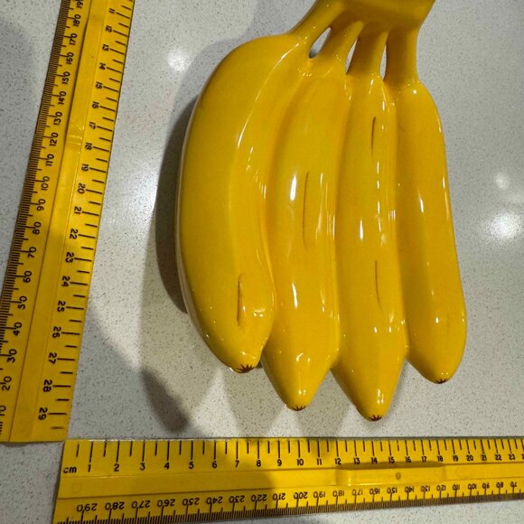 IKEA Kuperad Ceramic Banana Bunch Fruit Pottery RARE Collectible Discont… - Picture 3 of 11
